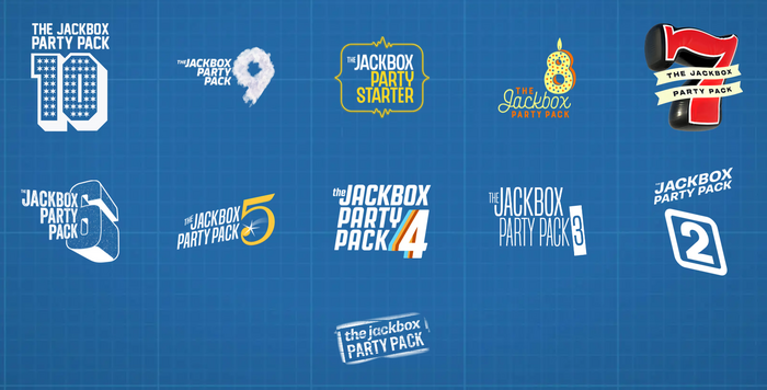 Image of all Jackbox games versions