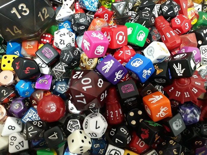 Image of a pile of dice