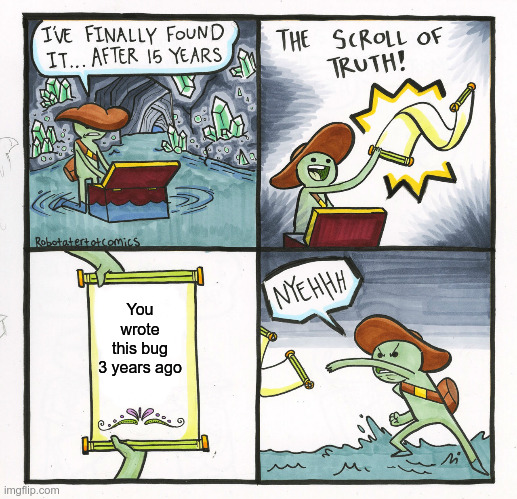 You knew it was probably you; now you have proof.